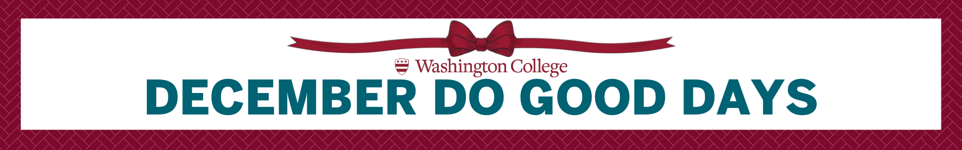 December Do Good Days Header Graphic