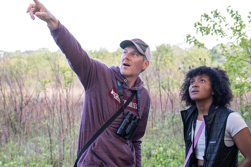 Dan Small Leading a Bird Walk